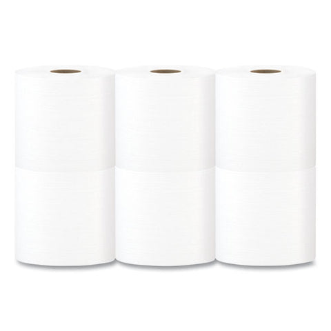 Tuff-job Spunlace Towels, Centerpull Roll, 8 X 13, White, 369 Sheets/roll, 6/carton