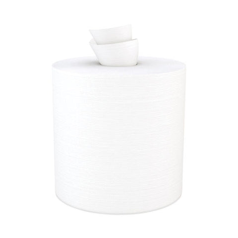 Tuff-job Spunlace Towels, Centerpull Roll, 8 X 13, White, 369 Sheets/roll, 6/carton