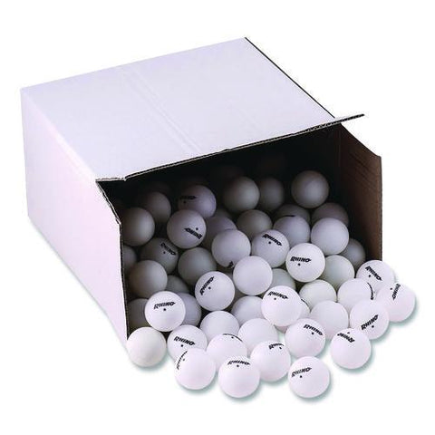 Table Tennis Balls, Official Size, White, 144/carton