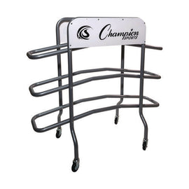 3-tier Pro Basketball Rack, Metal, 220 Lb Capacity, 8 X 60 X 48, Silver