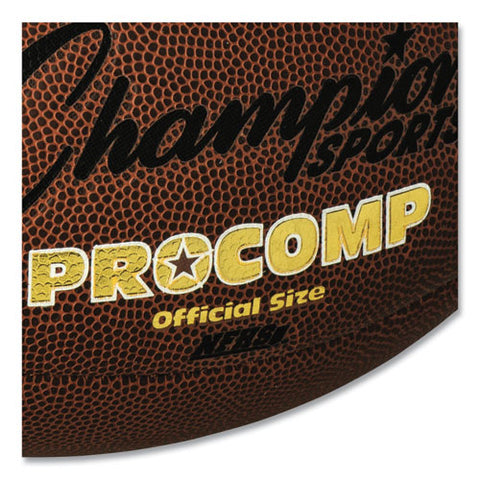 Pro Composite Football, Official Size, Brown