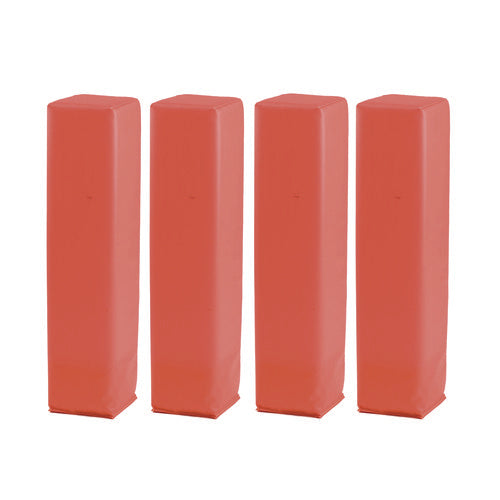 Line And End Zone Pylon Set, 18" X 4" Dia, 4/set