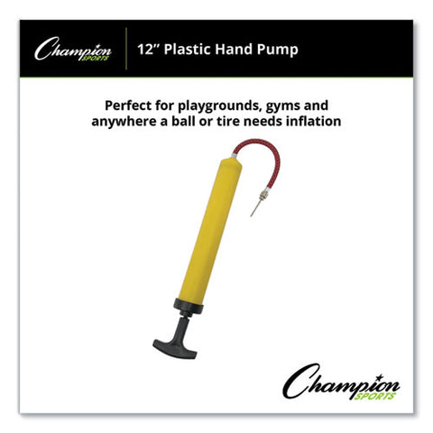 Standard Hand Pump, 12" Long, Yellow/black