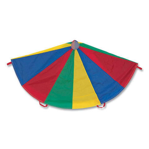 Nylon Multicolor Parachute, 12 Ft Dia, 12 Handles