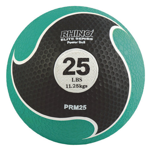 Rhino Elite Medicine Ball, 25 Lb, Green