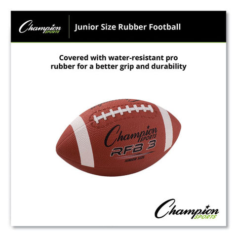 Rubber Sports Ball, For Football, Junior Size, Brown