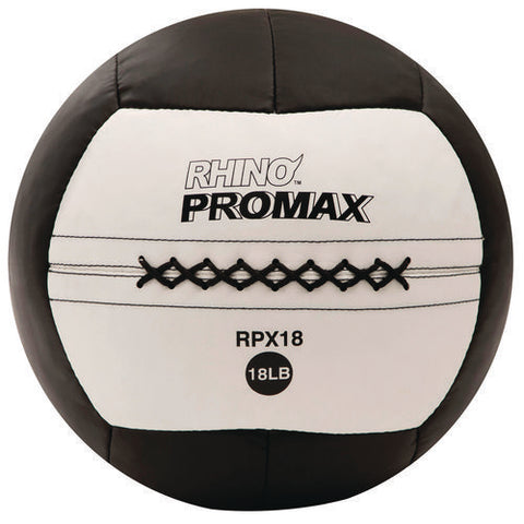 Rhino Promax Medicine Ball, 18 Lb, Black