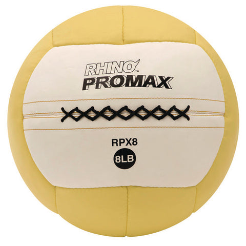 Rhino Promax Medicine Ball, 8 Lb, Yellow