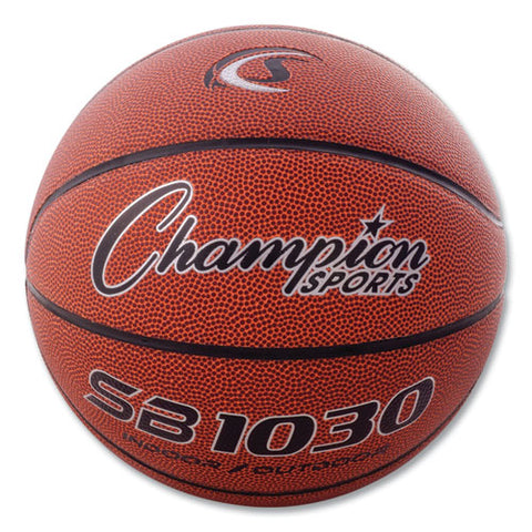 Composite Basketball, Official Intermediate Size, Brown