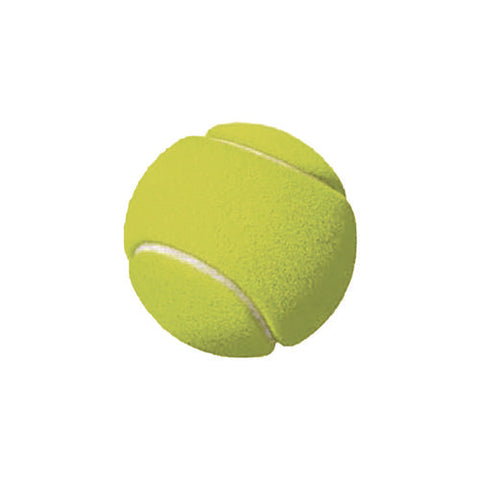 Tennis Balls, 2.5" Diameter, Yellow, 3/pack