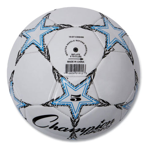 Viper Soccer Ball, No. 5. Size, 8.5" To 9" Diameter, White