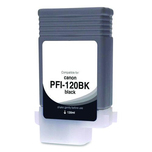 Compatible Black Ink Replacement For Pfi-120 (2885c001), 130 Ml