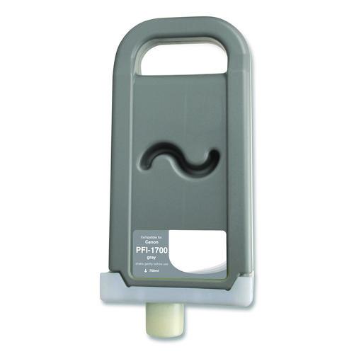 Compatible Gray Ink, Replacement For Pfi-1700 (0781c001aa), 700 Ml