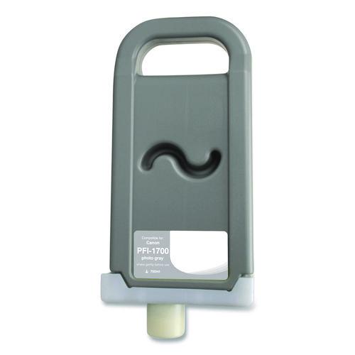 Compatible Photo Gray Ink, Replacement For Pfi-1700 (0782c001aa), 700 Ml