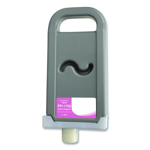 Compatible Photo Magenta Ink, Replacement For Pfi-1700 (0780c001aa), 700 Ml
