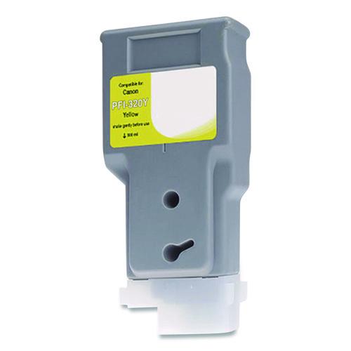 Compatible Yellow Ink, Replacement For Pfi-320 (pfi-320y), 330 Ml