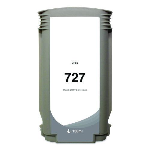 Compatible Gray Ink, Replacement For 727 (b3p24a), 130 Ml