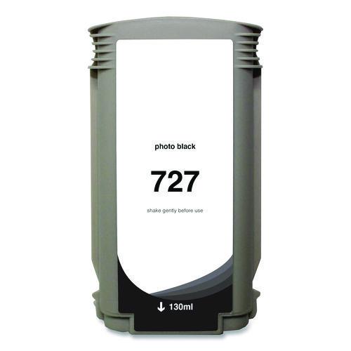 Compatible Photo Black Ink, Replacement For 727 (b3p23a), 130 Ml