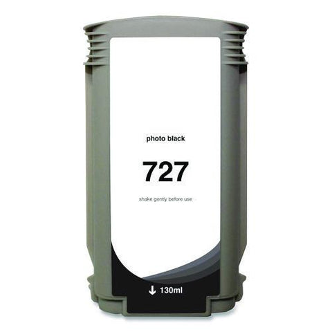 Compatible Photo Black Ink, Replacement For 727 (b3p23a), 130 Ml