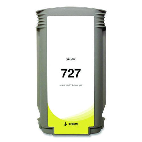 Compatible Yellow Ink, Replacement For 727 (b3p21a), 130 Ml