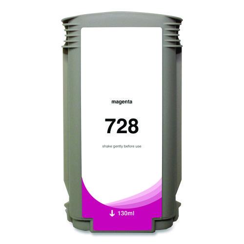 Compatible Magenta Ink, Replacement For 728 (f9j66a), 130 Ml