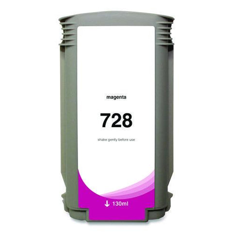 Compatible Magenta Ink, Replacement For 728 (f9j66a), 130 Ml