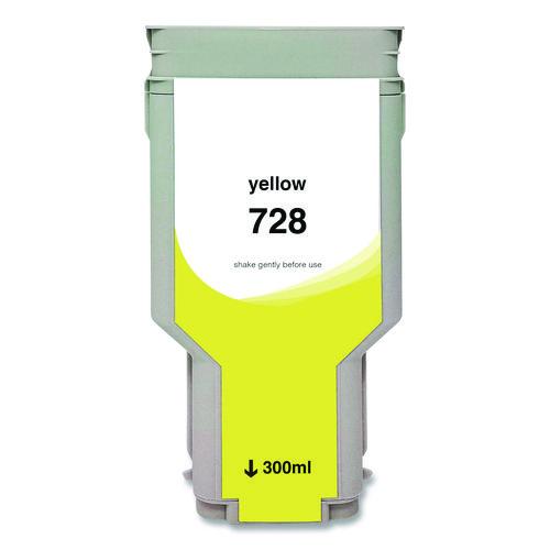 Compatible Yellow Ink, Replacement For 728 ( F9k15a), 300 Ml