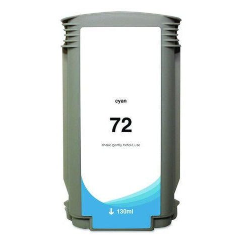 Remanufactured Cyan High-yield Ink, Replacement For 72 (c9371a), 130 Ml