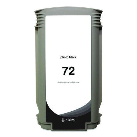 Remanufactured Photo Black High-yield Ink, Replacement For 72 (c9370a), 130 Ml