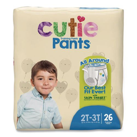 Cutiepants Refastenable Training Pants For Boys, 2t-3t, Up To 34 Lbs, 104/carton