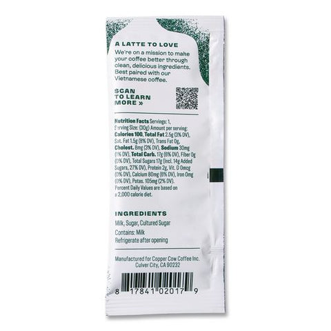 Liquid Latte Creamer, 1 Oz Stick, 25/box