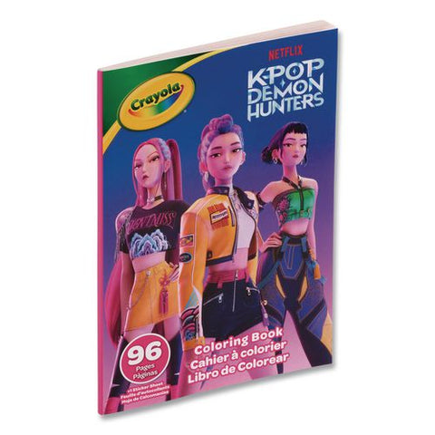 K-pop Demon Hunters Coloring Book, Ages 3 And Up, 96 Pages