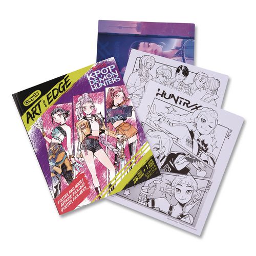 Art With Edge K-pop Demon Hunters Coloring Book, Ages 8 And Up, 10 X 8, 28 Pages