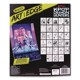 Art With Edge K-pop Demon Hunters Coloring Book, Ages 8 And Up, 10 X 8, 28 Pages