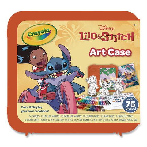 Lilo And Stitch Coloring Art Case, Ages 5 And Up, 75 Pieces