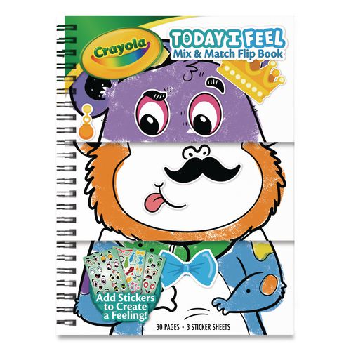 Today I Feel Animal Coloring Book, Ages 3 And Up, 30 Pages