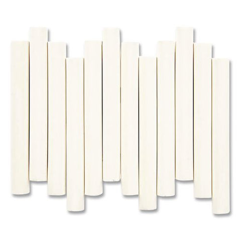Chalkboard Chalk Sticks, 3.19" X 0.38" Dia., White, 12/box