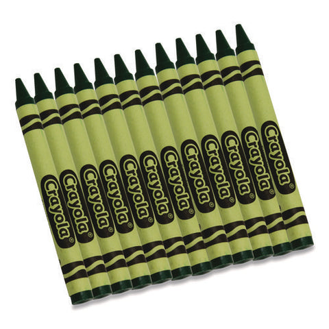 Bulk Crayons, Green, 12/box