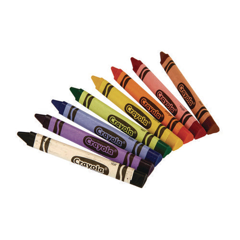 Triangular Crayons, 8 Colors/box