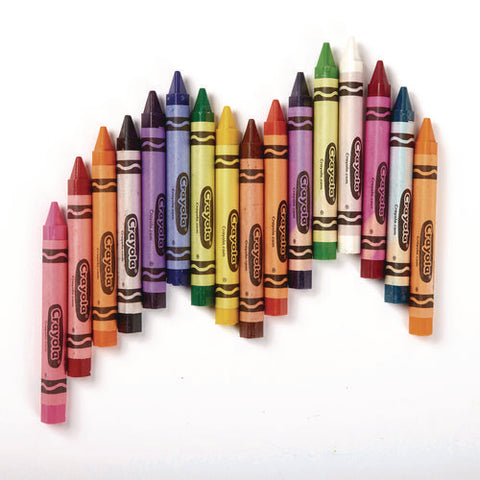 Classpack Triangular Crayons, 16 Colors, 256/carton