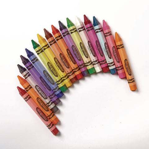 Classpack Triangular Crayons, 16 Colors, 256/carton