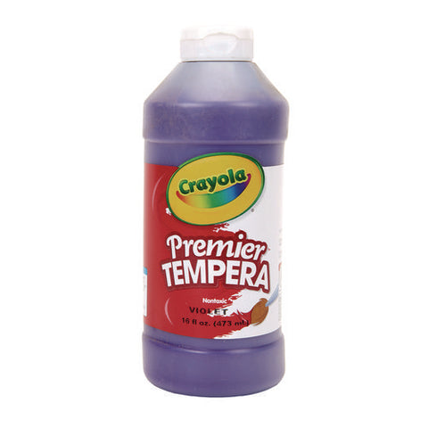 Premier Tempera Paint, Violet, 16 Oz Bottle