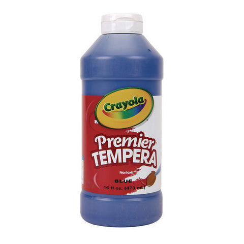 Premier Tempera Paint, Blue, 16 Oz Bottle