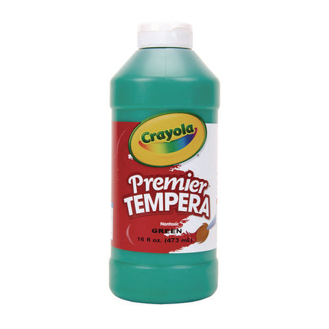 Premier Tempera Paint, Green, 16 Oz Bottle