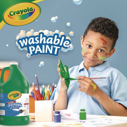 Washable Paint, Green, 1 Gal Bottle