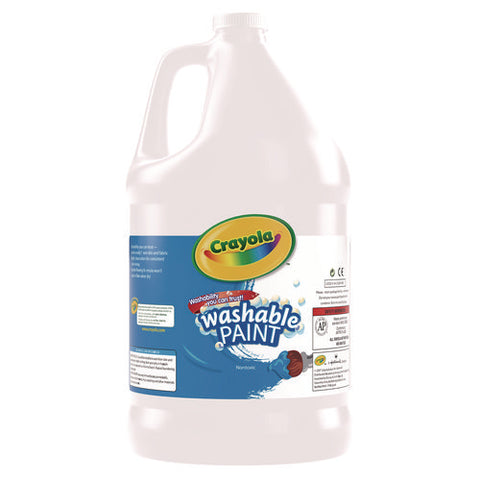 Washable Paint, White, 1 Gal Bottle