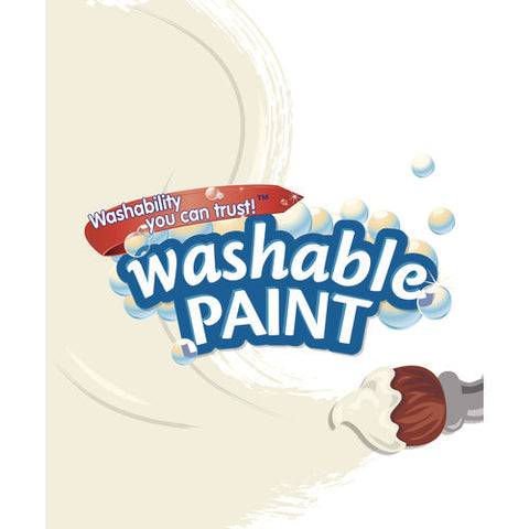 Washable Paint, White, 1 Gal Bottle