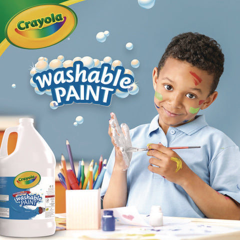 Washable Paint, White, 1 Gal Bottle