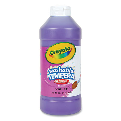 Artista Ii Washable Tempera Paint, Violet, 16 Oz Bottle