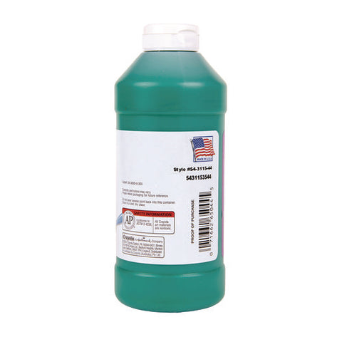 Artista Ii Washable Tempera Paint, Green, 16 Oz Bottle